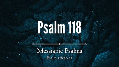 what are the messianic psalms